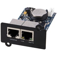 BlueWalker 10131008 accesorio para UPS, Módulo Tarjeta de gestión de red, Negro, VI 500-1500 R1U, Ethernet rápido, 10,100 Mbit/s, 10/100BaseT(X)