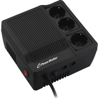 BlueWalker AVR 1000 regulador de voltaje 3 salidas AC 180-264 V Negro negro, 180-264 V, 50 Hz, 1000 VA, 600 W, 3 salidas AC, 250 J