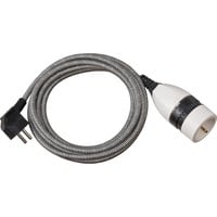 Brennenstuhl 1161830 base múltiple 3 m 1 salidas AC Interior Negro, Blanco, Cable alargador negro/blanco, 3 m, 1 salidas AC, Interior, IP20, De plástico, Cloruro de polivinilo (PVC), Negro, Blanco
