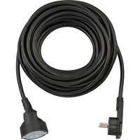 Brennenstuhl 1168980010 cable de transmisión Negro 10 m, Cable alargador negro, 10 m, Negro