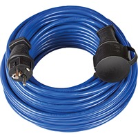 Brennenstuhl 1169810 base múltiple 10 m 1 salidas AC, Cable alargador azul, 10 m, 1 salidas AC, IP44, Azul