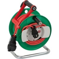 Brennenstuhl 25m AT-N05V3V3-F 3G1,5 1AC outlet(s) 25m Negro, Verde, Gris, Rojo base múltiple, Enrrollacables verde/Rojo, 5, Negro, Verde, Gris, Rojo, Rojo, 25 m