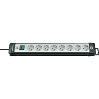 Brennenstuhl Regleta Premium-Line de 8 tomas negro/Gris claro
