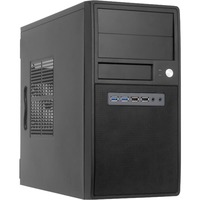 Chieftec CT-04B-OP carcasa de ordenador Mini Tower Negro, Cajas de torre negro, Mini Tower, PC, Negro, micro ATX, SECC, 14 cm