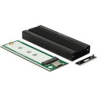 DeLOCK 42600 tarjeta y adaptador de interfaz USB 3.2 Gen 1 (3.1 Gen 1), Caja de unidades negro, M.2, USB 3.2 Gen 1 (3.1 Gen 1), Negro, Actividad, Poder, JMicron JMS583, 10 Gbit/s