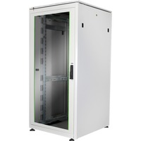 Digitus Armario de red de la serie Unique - 800 x 800 mm (an. x pr.), Armario IT gris claro, Rack o bastidor independiente, 800 kg, Gris