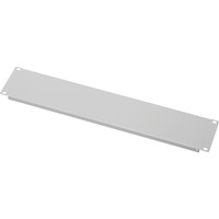 Digitus Cubierta ciega para armarios de 483 mm (19") gris, Panel de relleno, Gris, Acero, 2U, Turquía, 48,3 cm (19")