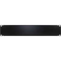 Inter-Tech 88887150 accesorio de bastidor Panel ciego, Cubierta negro, Panel ciego, Negro, Acero, 2U, 48,3 cm (19"), 482 mm