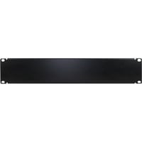 Inter-Tech 88887150 accesorio de bastidor Panel ciego, Cubierta negro, Panel ciego, Negro, Acero, 2U, 48,3 cm (19"), 482 mm