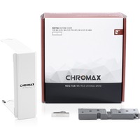 Noctua NA-HC2 CHROMAX.WHITE accesorio o pieza de sistema de refrigeración para ordenador Kit de montaje, Cubierta blanco, Kit de montaje, Aluminio, Blanco