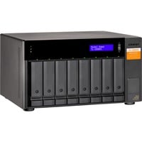 QNAP TL-D800S caja para disco duro externo Carcasa de disco duro/SSD Negro, Gris 2.5/3.5", Caja de unidades negro, Carcasa de disco duro/SSD, 2.5/3.5", Serial ATA II, Serial ATA III, 6 Gbit/s, Hot-swap, Negro, Gris