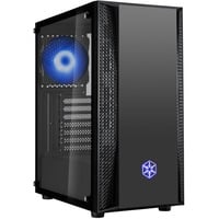 SilverStone FARA B1 RGB Torre Negro, Cajas de torre negro, Torre, PC, Negro, ATX, micro ATX, Mini-ITX, Plástico, Acero, Vidrio templado, Azul, Verde, Rojo