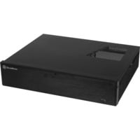 SilverStone ML04 HTPC Negro, Caja HTPC negro, HTPC, PC, Negro, micro ATX, Mini-DTX, Mini-ITX, Metal, Hogar / Oficina