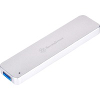 SilverStone SST-MS09S USB 3.1, Caja de unidades plateado