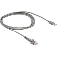 Datalogic Data Transfer Cable cable USB 2 m USB A Gris gris, 2 m, USB A, Macho/Macho, Gris