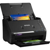 Epson FastFoto FF-680W, Escáner de alimentación de hojas negro, 216 x 910 mm, 600 x 600 DPI, 30 bit, 24 bit, 10 bit, 8 bit