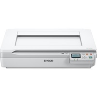 Epson WorkForce DS-50000N, Escáner plano blanco/Gris, 600 x 600 DPI, 16 bit, 48 bit, 4 seg/página, Escáner de cama plana, Blanco