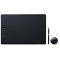 Wacom Intuos Pro tableta digitalizadora Negro 5080 líneas por pulgada 224 x 148 mm USB/Bluetooth, Tableta gráfica negro, Inalámbrico, 5080 líneas por pulgada, 224 x 148 mm, USB/Bluetooth, Pluma, Tocar, 2 m