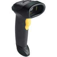 Zebra LS2208-SR20007R-UR escaner, Escáner de código de barras negro, 7 ft Black, 1D, Laser, UPC/EAN UPC/EAN with Supplementals UCC/EAN 128 Code 39 Code 39 Full ASCII Code 39 TriOptic Code..., 100 seg/página, RS-232, RS-485, Interfaz de teclado, USB, 2,1 m