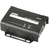 ATEN VE801T extensor audio/video Transmisor de señales AV Negro, Alargador de HDMI negro, 3840 x 2160 Pixeles, Transmisor de señales AV, 70 m, Negro, HDCP