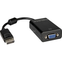 DeLOCK 61848 adaptador de cable de vídeo 0,125 m VGA (D-Sub) DisplayPort Negro negro, 0,125 m, VGA (D-Sub), DisplayPort, Macho, Hembra, Negro