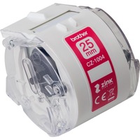 Brother CZ-1004 cinta para impresora de etiquetas Cinta continua, CZ, Blanco, Térmica directa, Brother, 2,5 cm