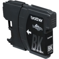 Brother LC1100BK cartucho de tinta 1 pieza(s) Original Negro Negro, 1 pieza(s), 450 páginas, Pack individual, Minorista