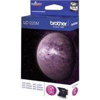 Brother LC1220M cartucho de tinta 1 pieza(s) Original Magenta Magenta, 1 pieza(s), 300 páginas, Pack individual, Minorista