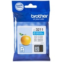 Brother LC3211C cartucho de tinta 1 pieza(s) Original Cian Cian, 1 pieza(s), 200 páginas, Pack individual