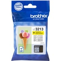 Brother LC3213Y cartucho de tinta 1 pieza(s) Original Amarillo Amarillo, 1 pieza(s), 400 páginas, Pack individual