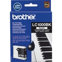 Brother LC-1000BK cartucho de tinta 1 pieza(s) Original Negro Tinta a base de pigmentos, 1 pieza(s), Minorista