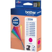 Brother LC-223M cartucho de tinta 1 pieza(s) Original Magenta Tinta a base de pigmentos, 1 pieza(s)