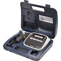 Brother PT-D200BWVP impresora de etiquetas Transferencia térmica 180 x 180 DPI 20 mm/s TZe, Rotulador TZe, Transferencia térmica, 180 x 180 DPI, 20 mm/s, Gris, Blanco