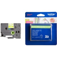 Brother TZEMQG35 TZ cinta para impresora de etiquetas, Cinta de escritura TZ, Blanco, 5 m, 1,2 cm