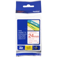 Brother TZE-252 cinta para impresora de etiquetas Rojo sobre blanco, Cinta de escritura Rojo sobre blanco, TZe, Transferencia térmica, China, 5 año(s), Brother