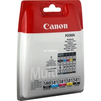 Canon 2078C005 cartucho de tinta Original Negro, Cian, Magenta, Amarillo 11,2 ml, 5,6 ml, Multipack