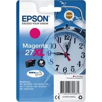 Epson Alarm clock Singlepack Magenta 27XL DURABrite Ultra Ink, Tinta Alto rendimiento (XL), Tinta a base de pigmentos, 10,4 ml, 1100 páginas, 1 pieza(s)