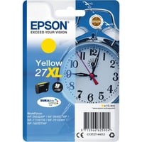 Epson Alarm clock Singlepack Yellow 27XL DURABrite Ultra Ink, Tinta Alto rendimiento (XL), Tinta a base de pigmentos, 10,4 ml, 1100 páginas, 1 pieza(s)