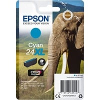 Epson Elephant Cartucho 24XL magenta, Tinta Alto rendimiento (XL), Tinta a base de pigmentos, 8,7 ml, 740 páginas, 1 pieza(s)