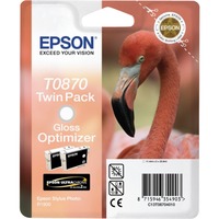 Epson Flamingo Cartucho T0870 optimizador de brillo, Tinta Tinta a base de pigmentos, 1 pieza(s), Multipack, Minorista