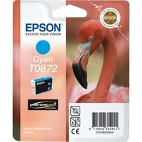 Epson Flamingo Cartucho T0872 cian, Tinta 11,4 ml, 1 pieza(s), Minorista
