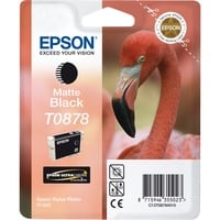 Epson Flamingo Cartucho T0878 negro mate, Tinta Tinta a base de pigmentos, 11,4 ml, 1 pieza(s), Minorista