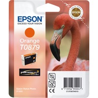 Epson Flamingo Cartucho T0879 naranja, Tinta Tinta a base de pigmentos, 11,4 ml, 1 pieza(s), Minorista