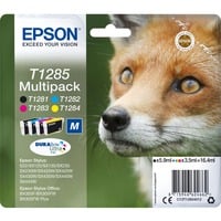 Epson Fox Multipack T1285 4 colores, Tinta 5,9 ml, 3,5 ml, 1 pieza(s), Multipack