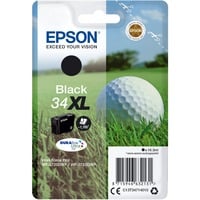 Epson Golf ball Tinta negra 34XL DURABrite Ultra Pelota de golf Alto rendimiento (XL), Negro, Tinta a base de pigmentos, 16,3 ml, 1 pieza(s), 1100 páginas