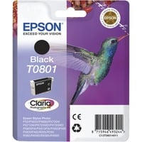 Epson Hummingbird Cartucho T0801 negro, Tinta Tinta a base de pigmentos, 7,4 ml, 1 pieza(s)