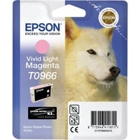 Epson Husky Cartucho T0966 magenta claro vivo, Tinta Tinta a base de pigmentos, 11,4 ml, 1 pieza(s), Minorista