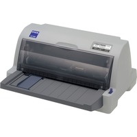 Epson LQ-630 Impresoras de matriz de punto, Impresora de agujas gris, 360 carácteres por segundo, 360 x 180 DPI, 225 carácteres por segundo, 79 carácteres por segundo, 10,12 carácteres por pulgada, 5 copias