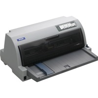 Epson LQ-690 Impresoras de matriz de punto, Impresora de agujas gris, 529 carácteres por segundo, 360 x 180 DPI, 396 carácteres por segundo, 132 carácteres por segundo, 10,12 carácteres por pulgada, 7 copias