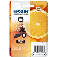 Epson Oranges Singlepack Photo Black 33XL Claria Premium Ink, Tinta Alto rendimiento (XL), Tinta a base de colorante, 8,1 ml, 650 páginas, 1 pieza(s)